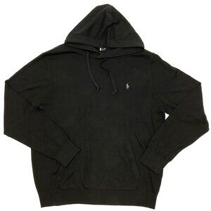 Polo Ralph Lauren Cotton Cashmere Black  Hoodie Sweater Size L
